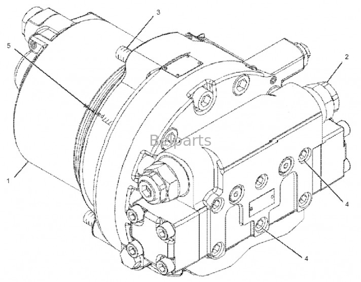Экскаватор путевой двигатель Assy E325 E329D Финальный привод Assy 2042674 199-4521 227-6138 227-6116 267-6796