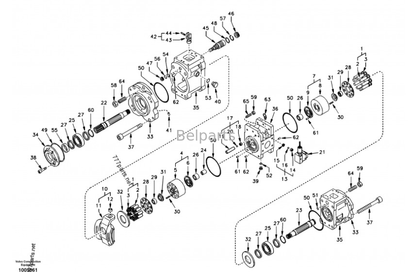 Части экскаватора TM60 R320LC-7 R305-7 Travel Motor Assy 39Q8-42100