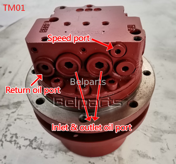 Части для зоны U15-3 KX41.2 KX41.2V KX36.3 K008 Экскаватор Гидравлический мотор Kubota15 SK1.5 Для TM01