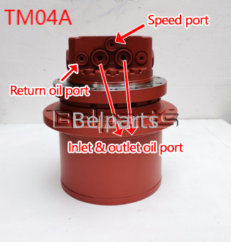 Belparts KYB MAG26VP Yanmar B37 E303.5 IHI 35J экскаватор Гидравлический мотор для TM04A