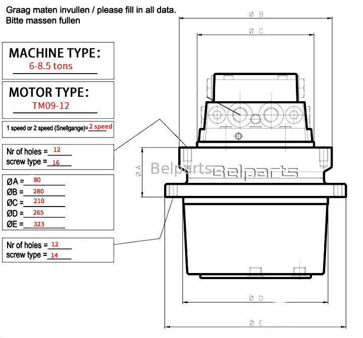 Редуктор поворота Doosan Excavator DH290LC-V 2101-1025G 2101-1025E 2101-1025H