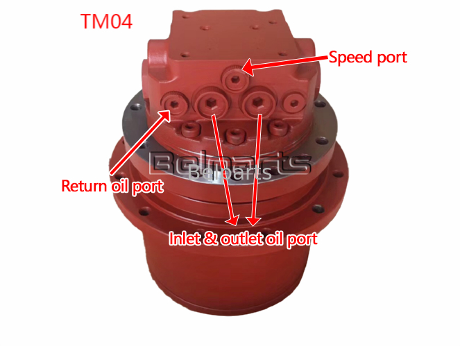 Komatsu PC35 PC40 EX40 excavator IHI40JX 303.5 Final Drive Motor for TM04 GM04 travel motor