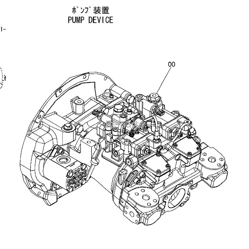 ZX200-3 ZX210-3 ZX230-3 ZX240-3 ZX250-3 Главный гидравлический насос для экскаватора Hitachi Запасные части 9262319 9262320 9191165 9195236 9256125 9257348 HPV118 Поршневой насос