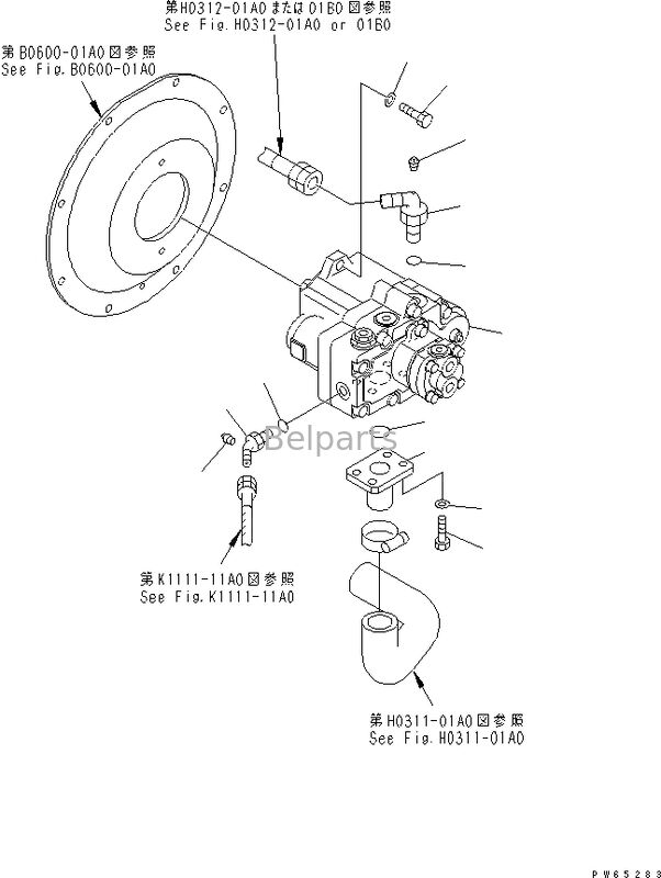 PC20MR-1 PC20MRX-1 PC20UU-3 Гидравлический насос для экскаватора KOMATSU Запасные части 20C-60-33100 Главный аксиально-поршневой насос