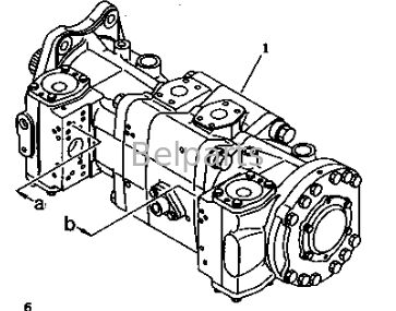 Главный гидравлический насос для KOMATSU PC1000-1 PC1000LC-1 PC1000SE-1 PC1000SP-1 Части экскаватора Пистоновый насос 708-27-01080 708-27-02060 708-27-01090