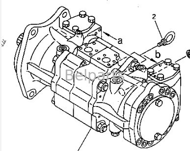 Гидравлический насос для экскаваторов KOMATSU PC650-3 PC650LC-3 PC650SE-3, запчасти 708-25-01011 708-25-01010 708-25-01031, оригинальный главный поршневой насос