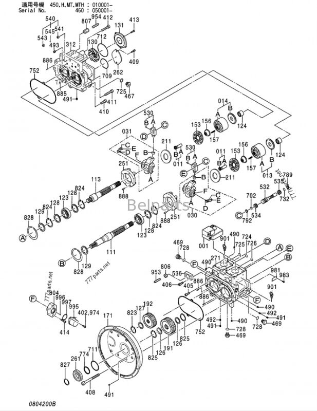 Hitachi ZX450 ZX450LC ZX450H ZX470-5G ZX470H-5G ZX470LC-5G ZX470LCH-5G ZX470LCR-5G ZX470R-5G Главный гидравлический насос 4432815 9184686 YA00035150 для запасных частей экскаваторов