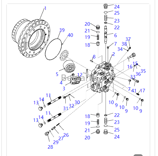 706-8J-01030 Двигатель для KOMATSU PC400-7 PC450-7 PC400LC-8 PC400-8 PC450-8 PC450LC-8 PC450LCHD-8 PC490LC-10 PC490-10 PC350HD-8 PC350LL-7E0 Двигатель на колесах Только части экскаватора