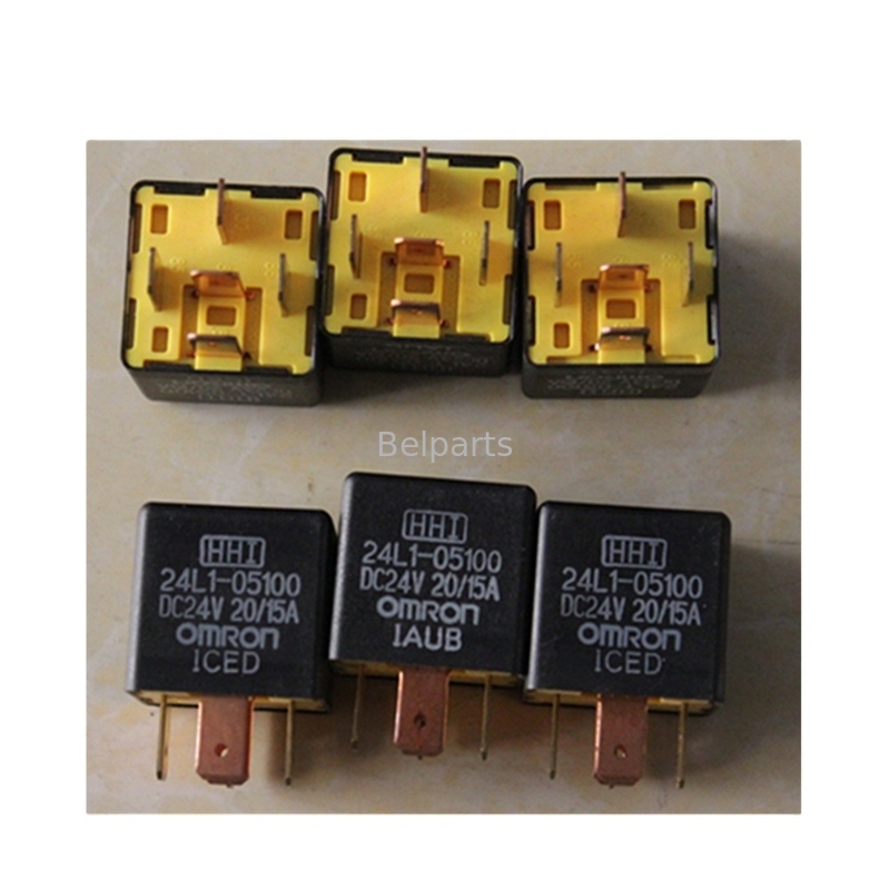 Реле 24L1-05100 запасных частей экскаватора для реле HL730-7 HL730-7A R380LC-9 HL740-9S с 3 Pulgs 24L105100