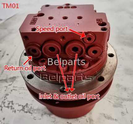 Части для зоны U15-3 KX41.2 KX41.2V KX36.3 K008 Экскаватор Гидравлический мотор Kubota15 SK1.5 Для TM01
